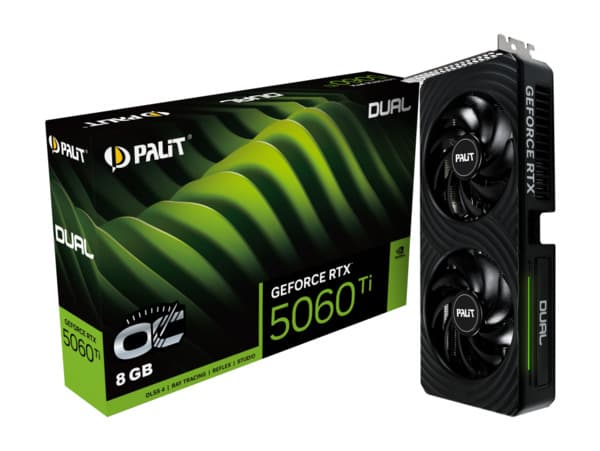 Palit GeForce RTX 5060 Ti Dual OC 8 Gt -näytönohjain