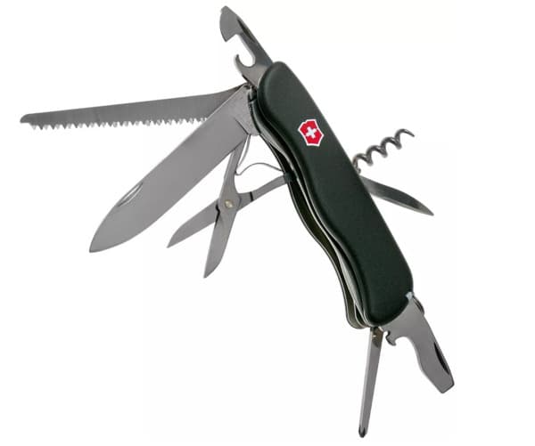 Victorinox Outrider -linkkuveitsi, musta, 111 mm