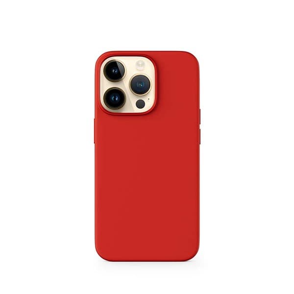 Epico Mag+ Silicone, iPhone 14 Plus -suojakuori, Punainen