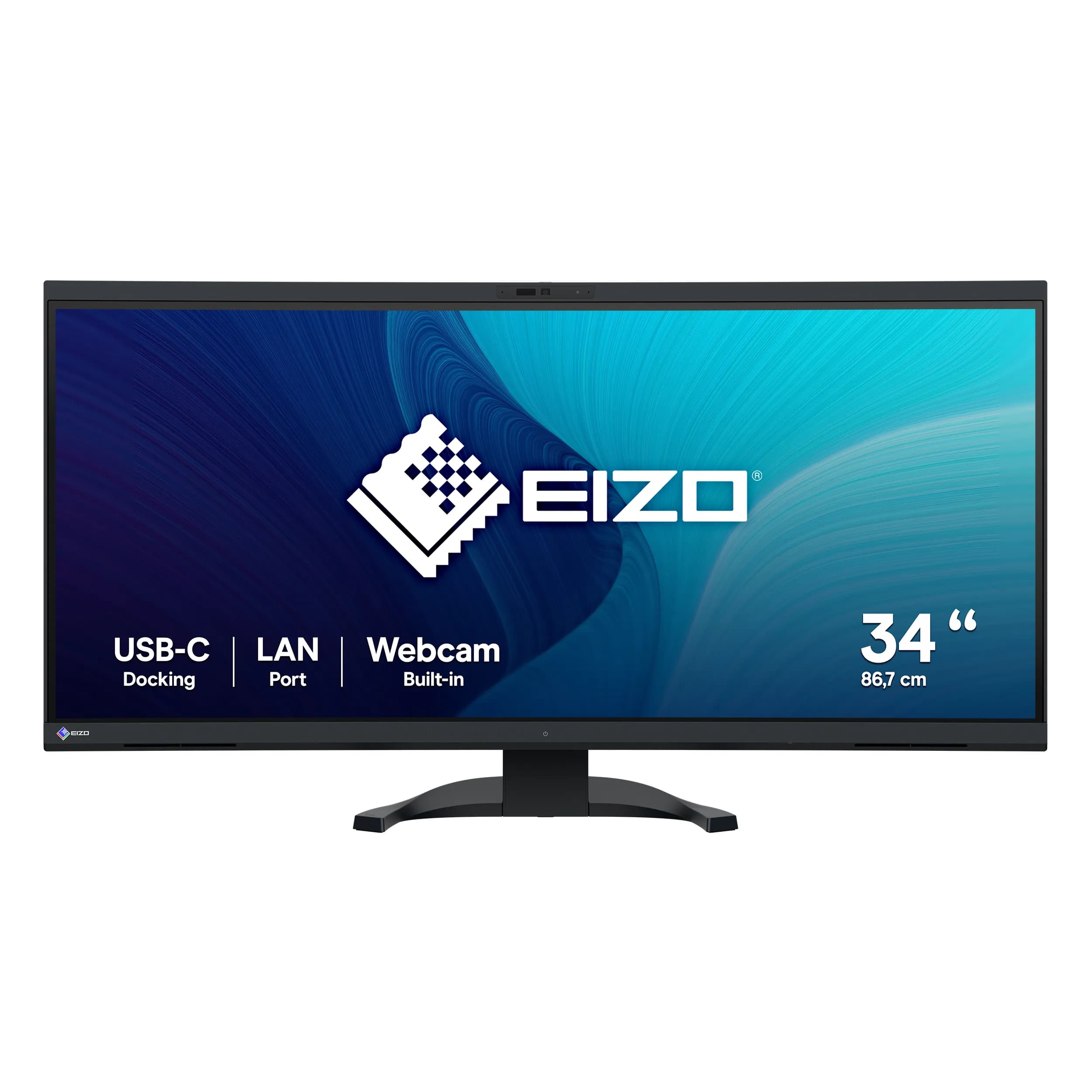 EIZO FlexScan EV3450XC 34.1" UWQHD, IPS -kaareva näyttö, USB-C hub ja kamera