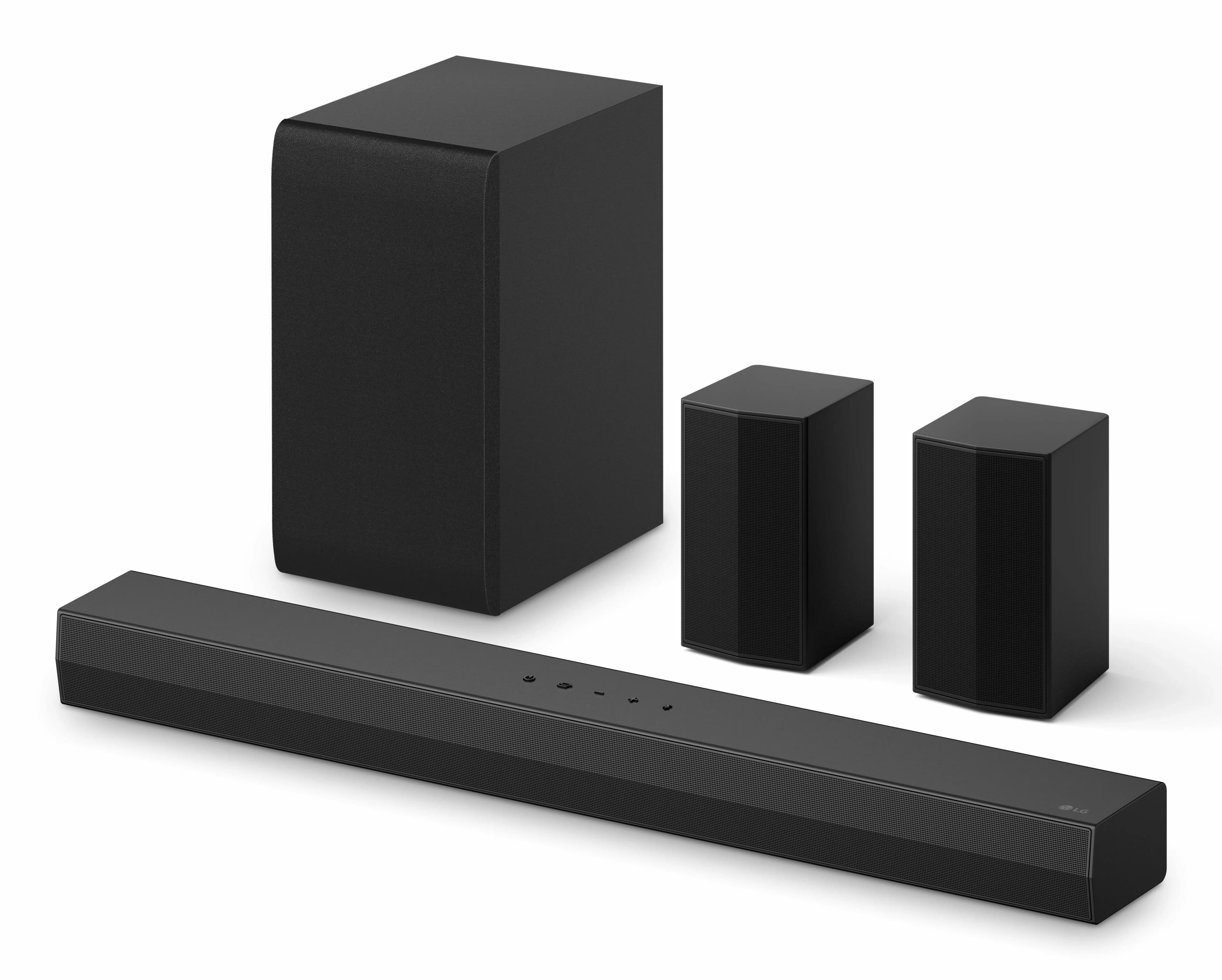 LG S40TR 4.1 soundbar -äänijärjestelmä, langattomalla subwooferilla, musta
