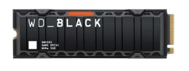 WD Black SN850X Heatsink 2 Tt M.2 NVMe -SSD-levy
