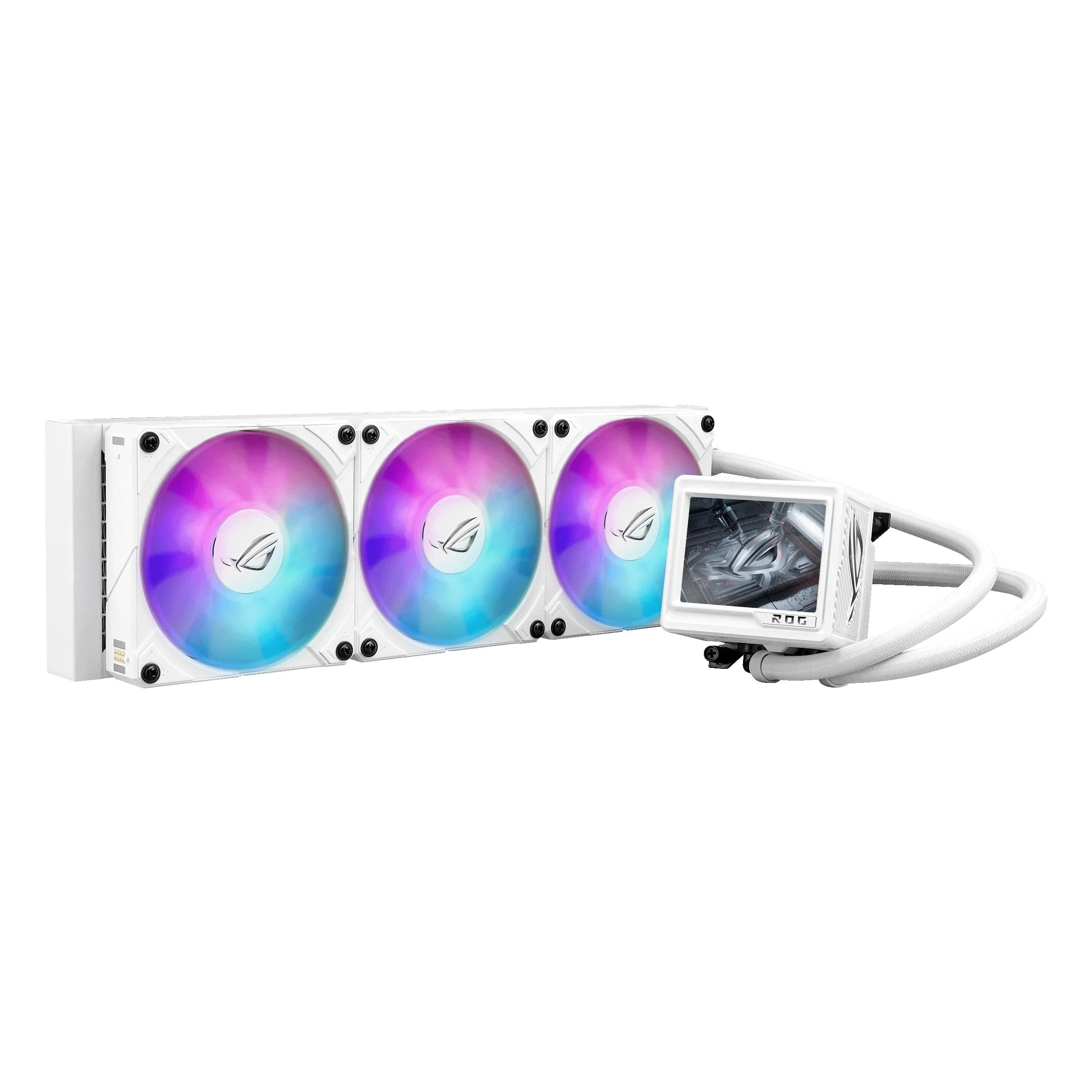 ASUS ROG RYUJIN III 360 ARGB Extreme White Edition -nestejäähdytysjärjestelmä prosessorille