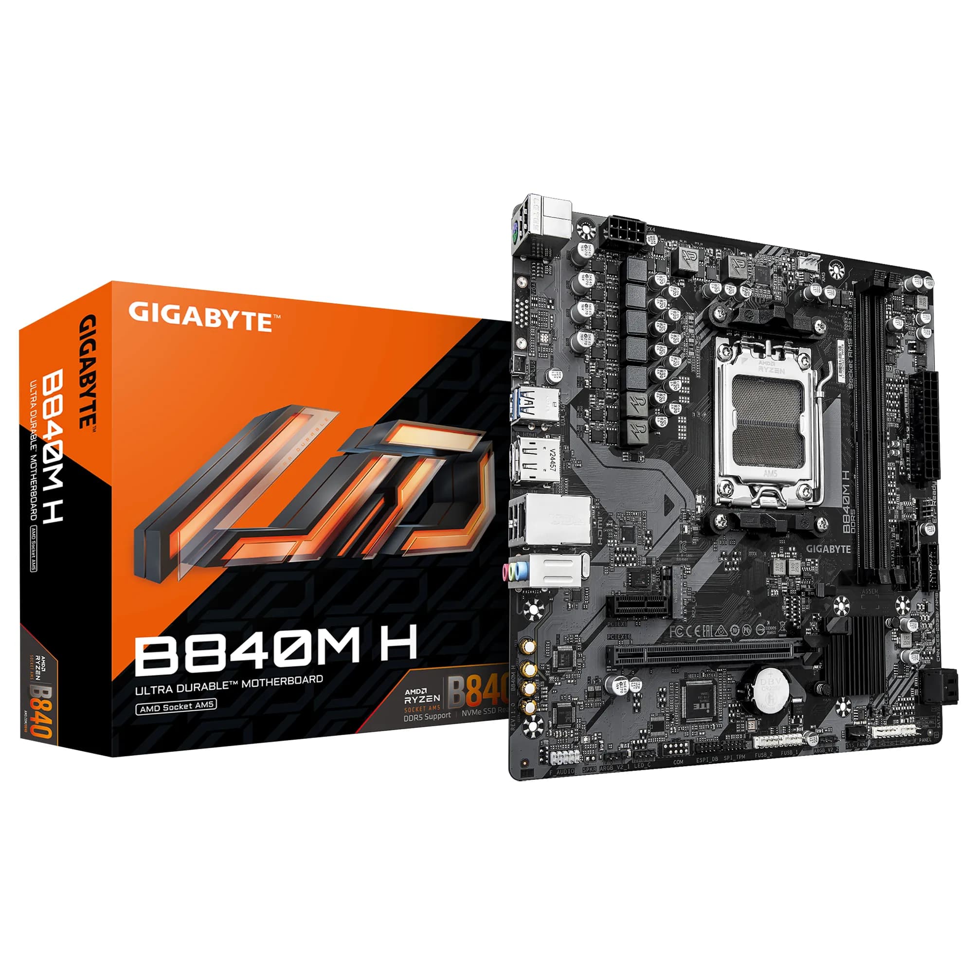 Gigabyte B840M H AM5 mATX -emolevy