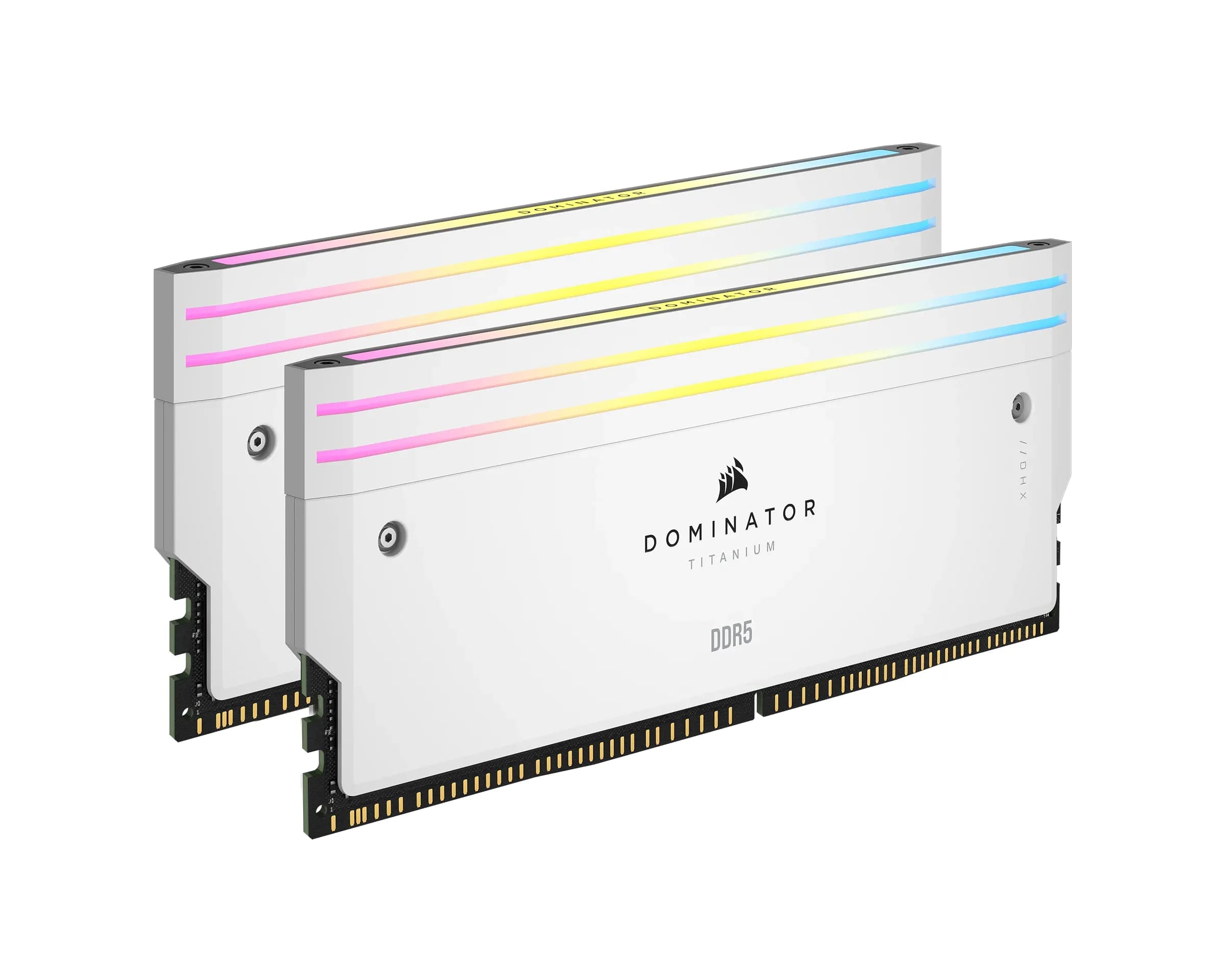 Corsair Dominator Titanium DDR5 2 kpl -valaistuksen laajennussarja, valkoinen