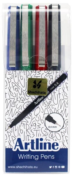 Fineliner Artline 200 Fine 0.4 4-pack