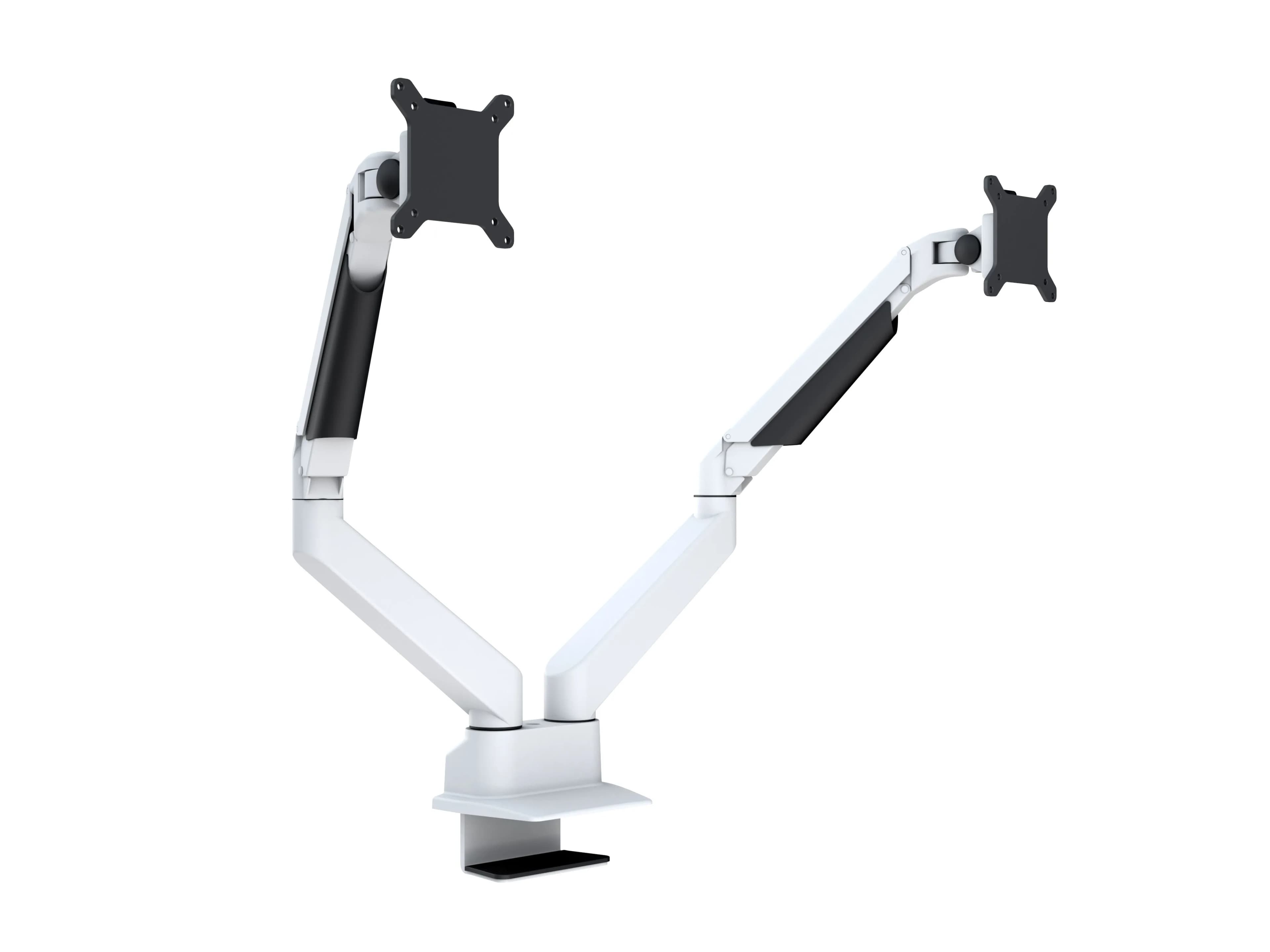 M VESA Gas Lift Arm Dual Side by Side Wh