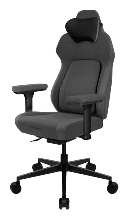 ThunderX3 Smart Core Loft -pelituoli + jalkatuki, Tummanharmaa