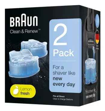 Braun Clean & Renew -puhdistuskasetit, 2kpl