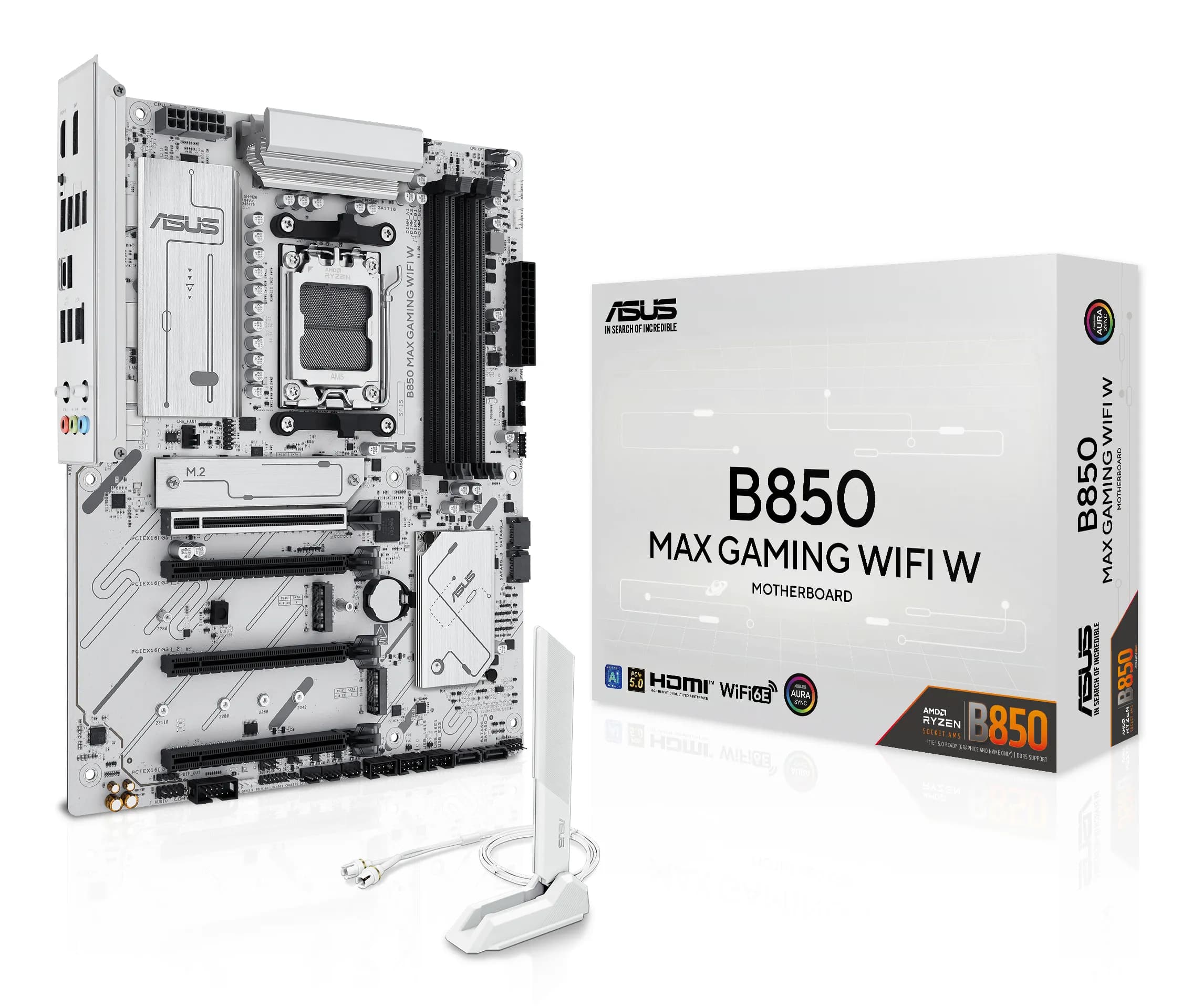Asus B850 MAX GAMING WIFI W AM5 ATX -emolevy