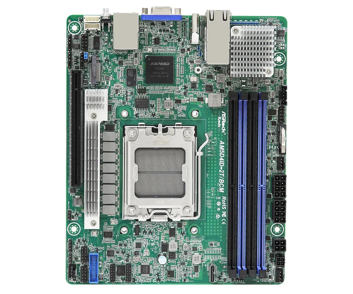 ASRock Rack AM5D4ID-2T/BCM AM5 Deep Mini-ITX -emolevy