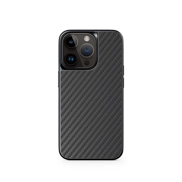 Epico Mag+ Hybrid Carbon, iPhone 14 Plus -suojakuori, Musta