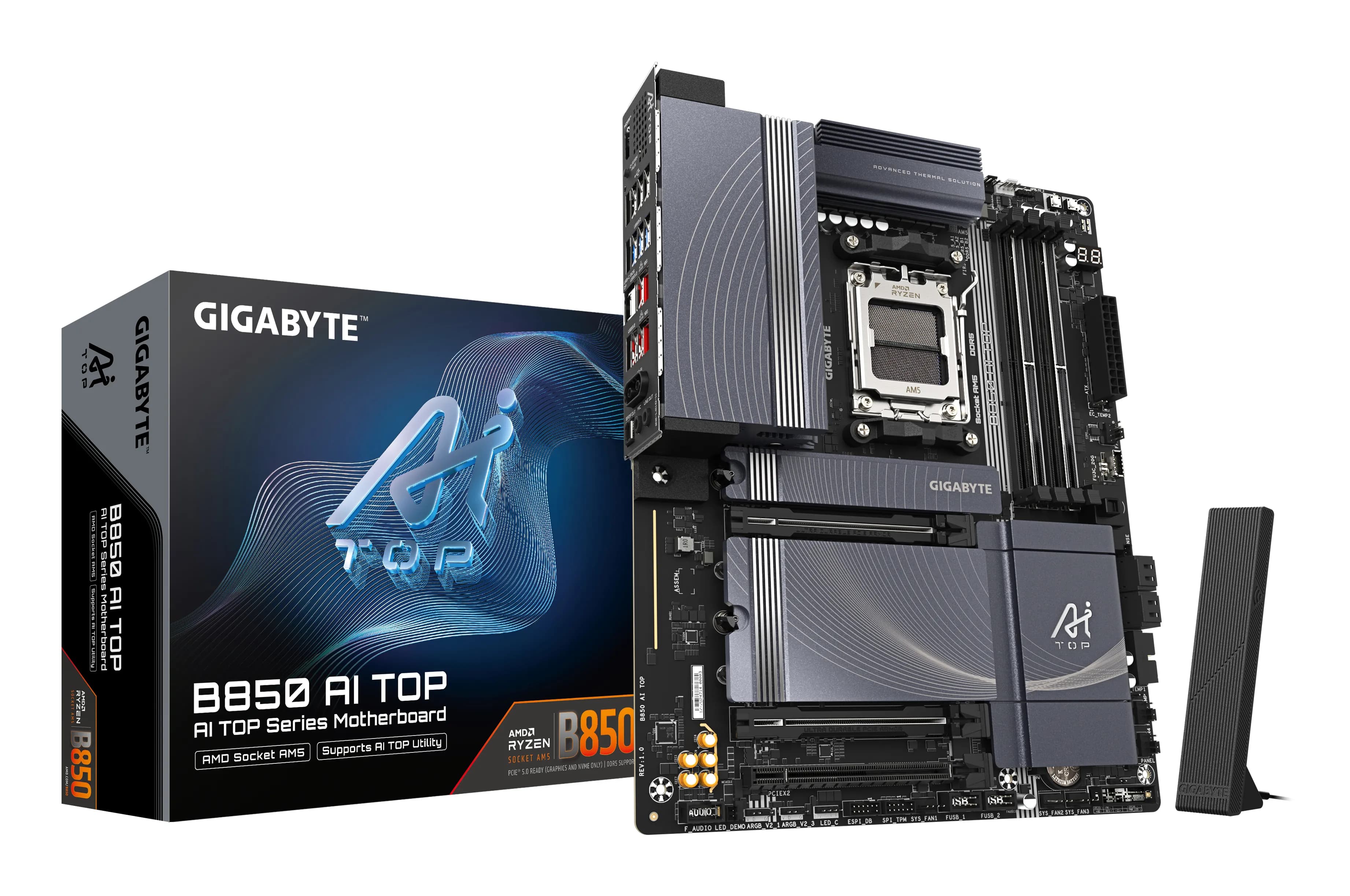 Gigabyte B850 AI TOP WiFi 7 AM5 ATX -emolevy