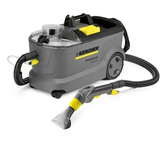 Karcher Puzzi 10/1 9L 1250W -märkä-kuivaimuri, musta ja keltainen