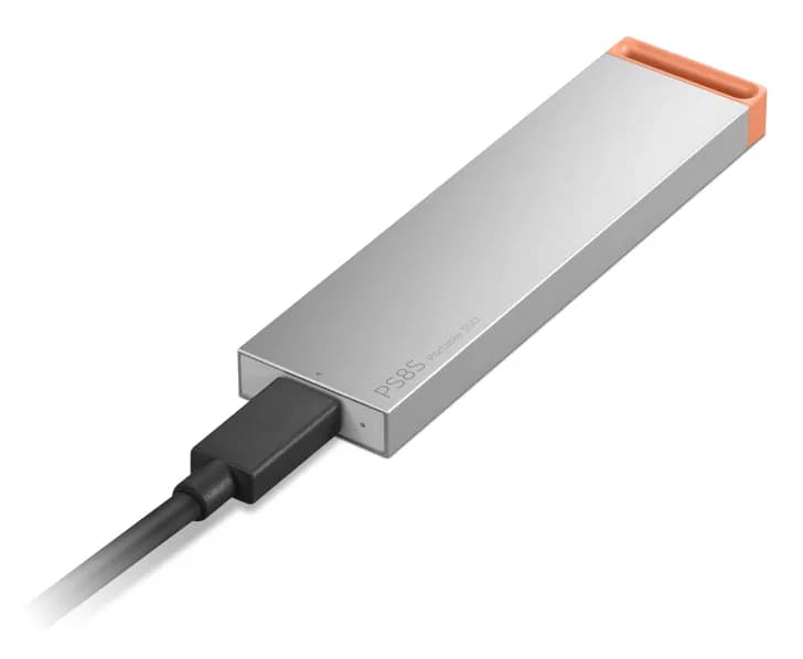 Lenovo PS8S 1 Tt USB 3.2 Gen 2 (USB-C) -ulkoinen SSD, harmaa