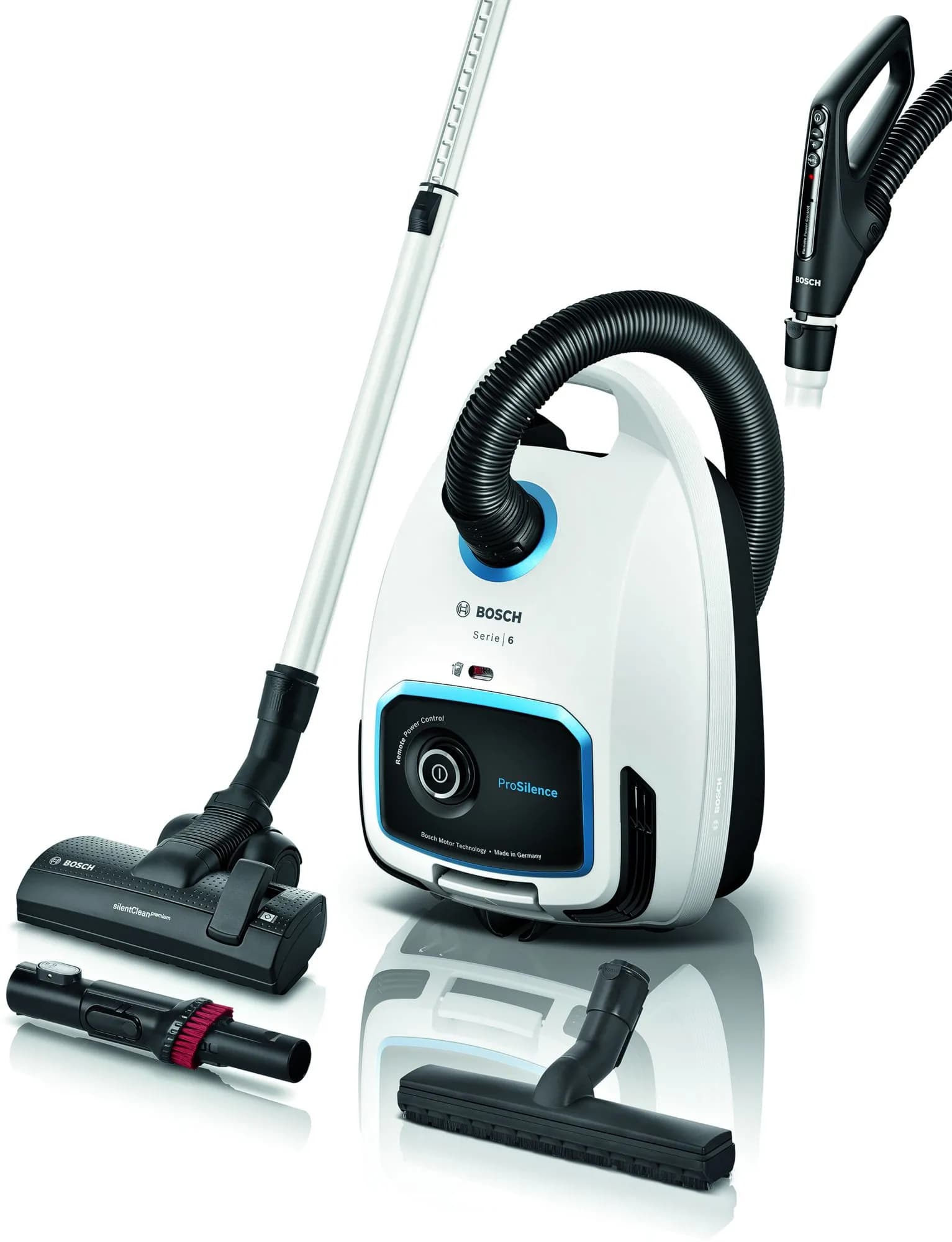Bosch ProSilence Series 6 BGB6SIL1 4 L 700 W HEPA 13 -pölynimuri, valkoinen