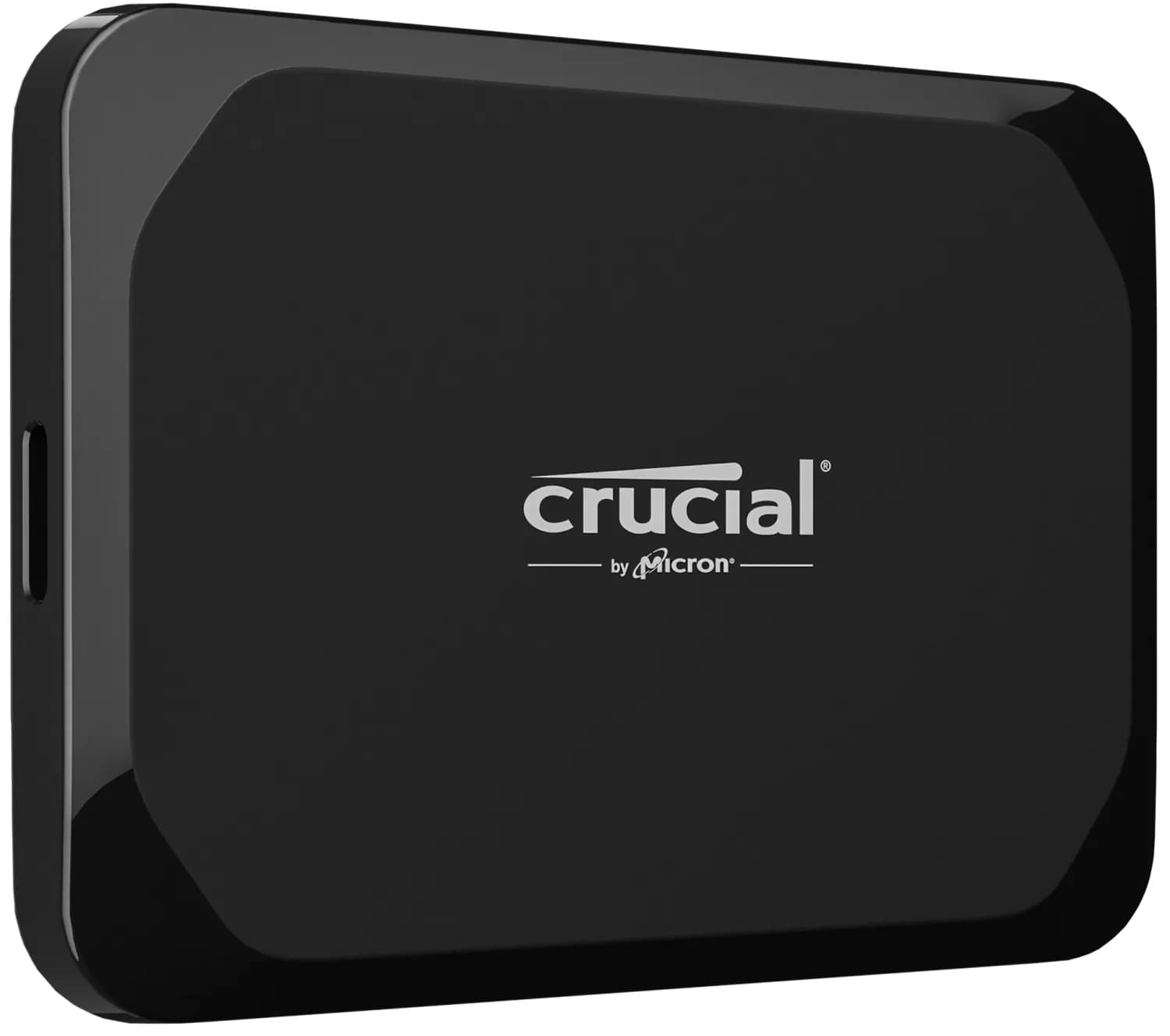 Crucial X9 1 Tt USB 3.2 Gen 2 (USB-C) -ulkoinen SSD, kannettava, iskunkestävä, pelikäyttöön, musta