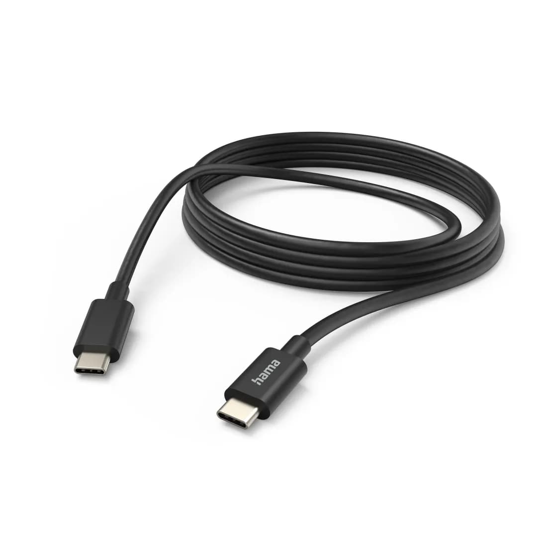 Hama USB-C -kaapeli, 15 W, 3 m, musta