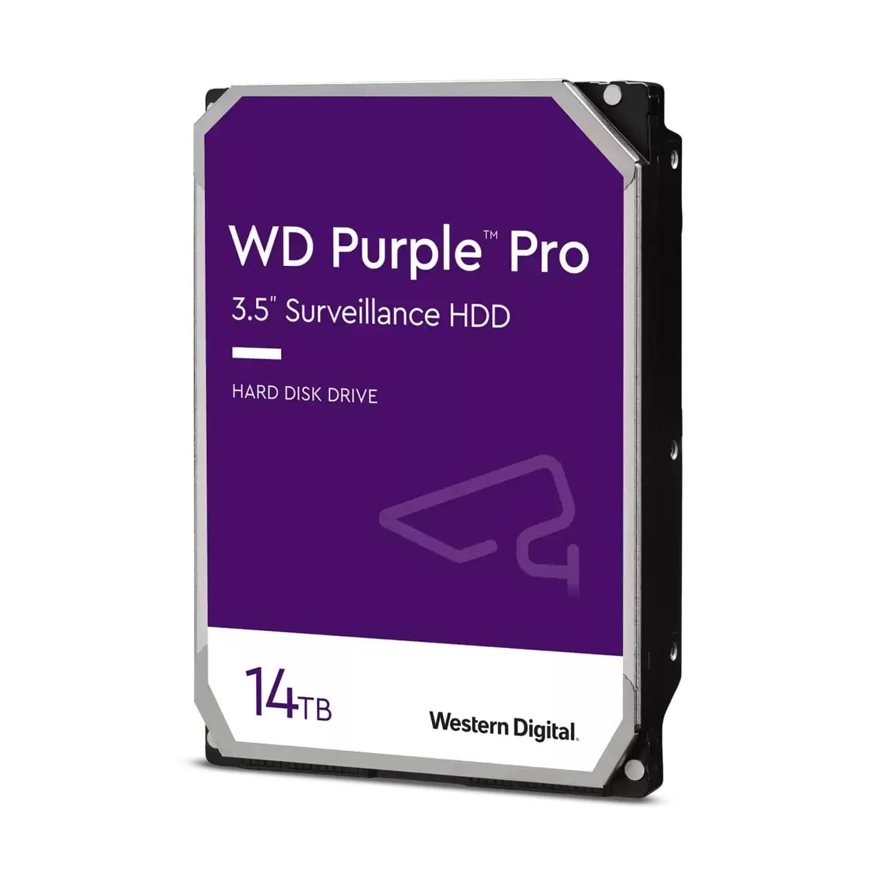 WD Purple Pro 3.5" 14 Tt, 7200 RPM, 512 MB, 550 WRL, SATA III -kovalevy (valvontakäyttöön)