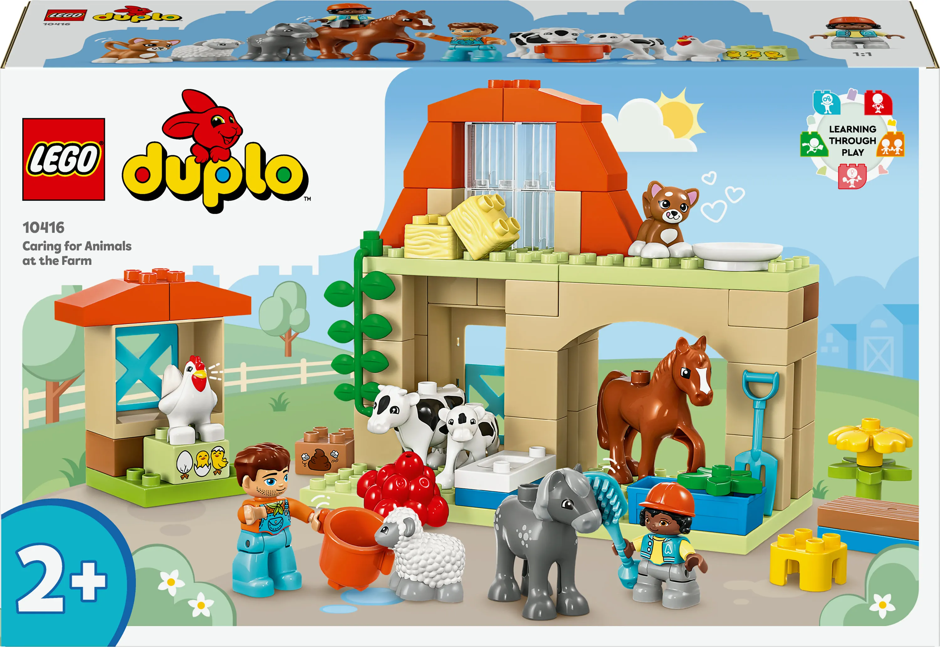LEGO DUPLO Eläinten hoitoa maatilalla 10416