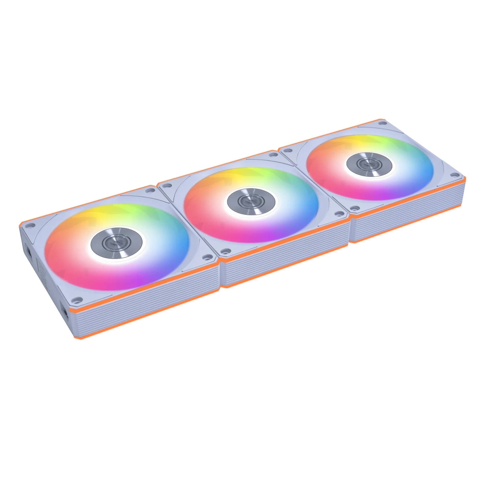 LIAN LI UNI FAN CL WIRELESS, 120 mm, nestelaakeri, PWM RGB -tuuletinsarja, 3 kpl, valkoinen