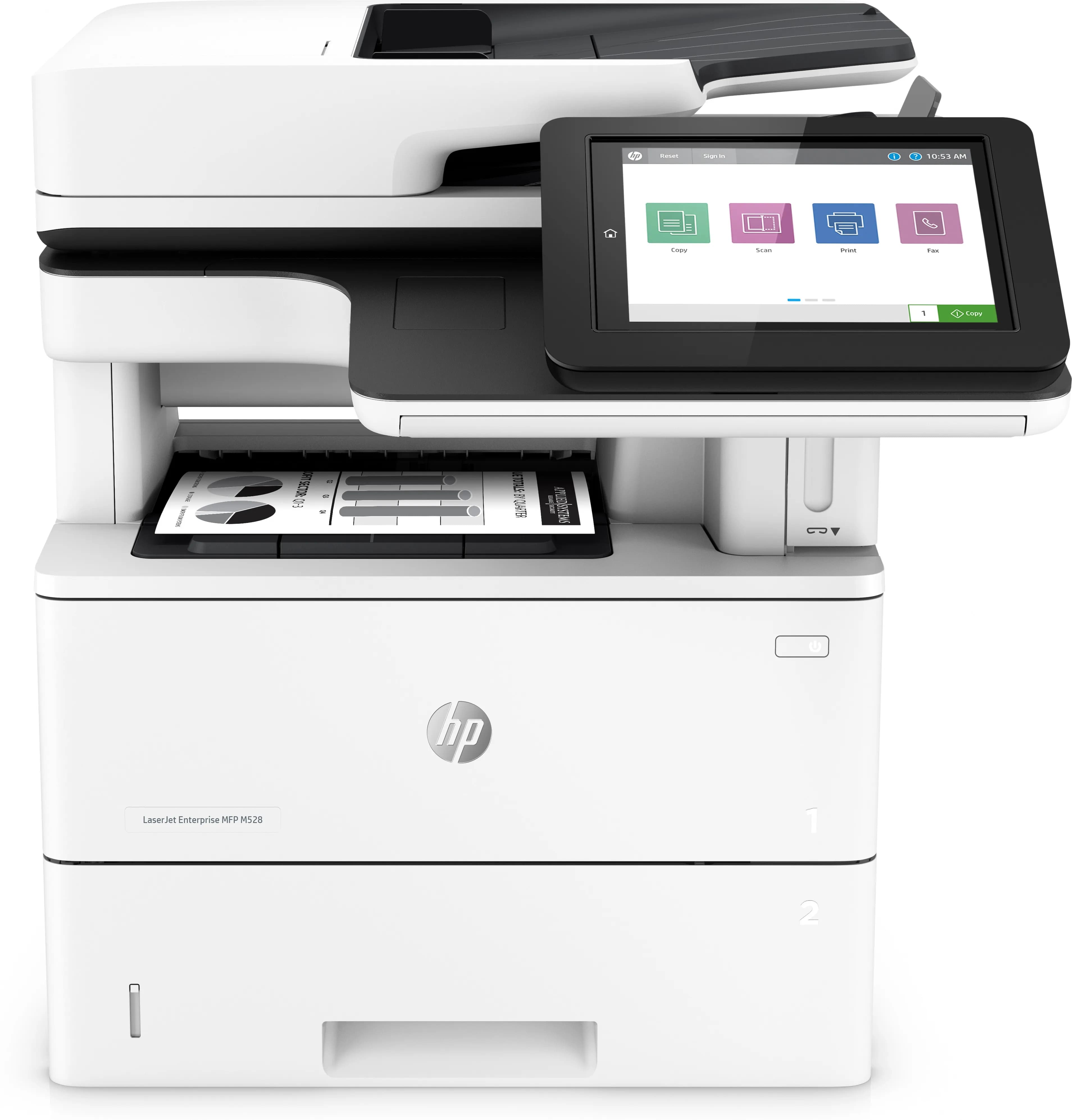 HP LaserJet M528f MFP Duplex, LAN, A4 -mustavalkolasertulostin