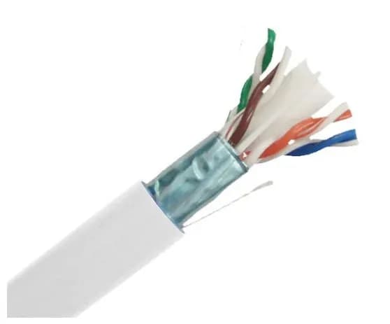 MicroConnect Cat6 FTP 305m -verkkokaapeli, valkoinen