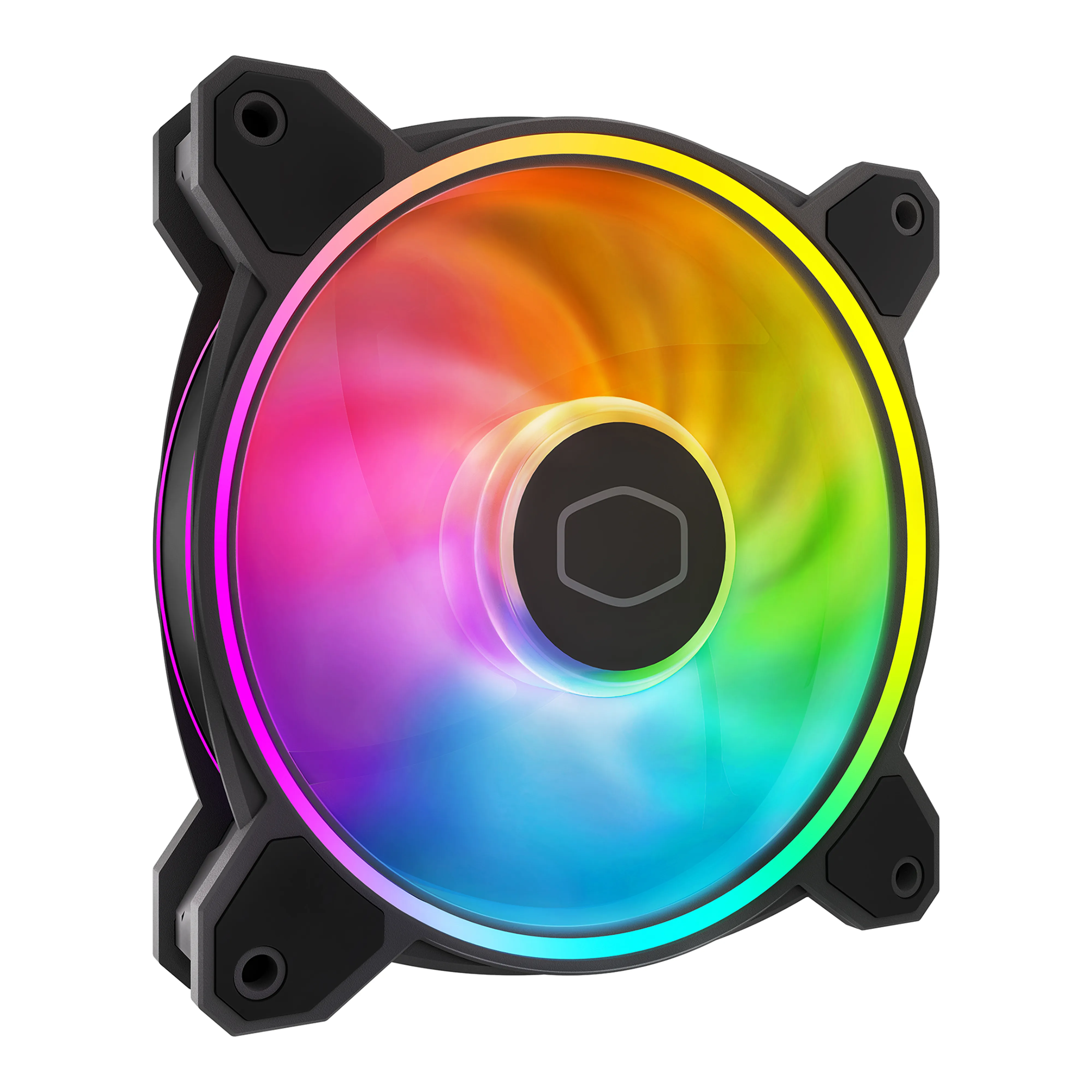 Cooler Master MasterFan MF120 Halo2 ARGB -kotelotuuletin (120 millimetriä, Musta)