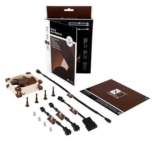 Noctua NF-A8 FLX DC -tuuletin, SSO2-laakeri, 80 mm, ruskea