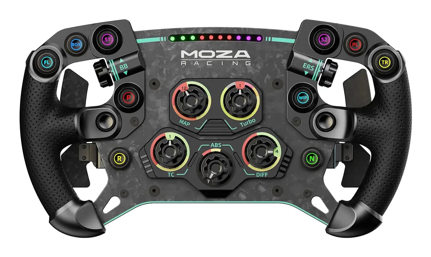 MOZA GS V2P Microfiber Leather GT steering wheel (30 cm)