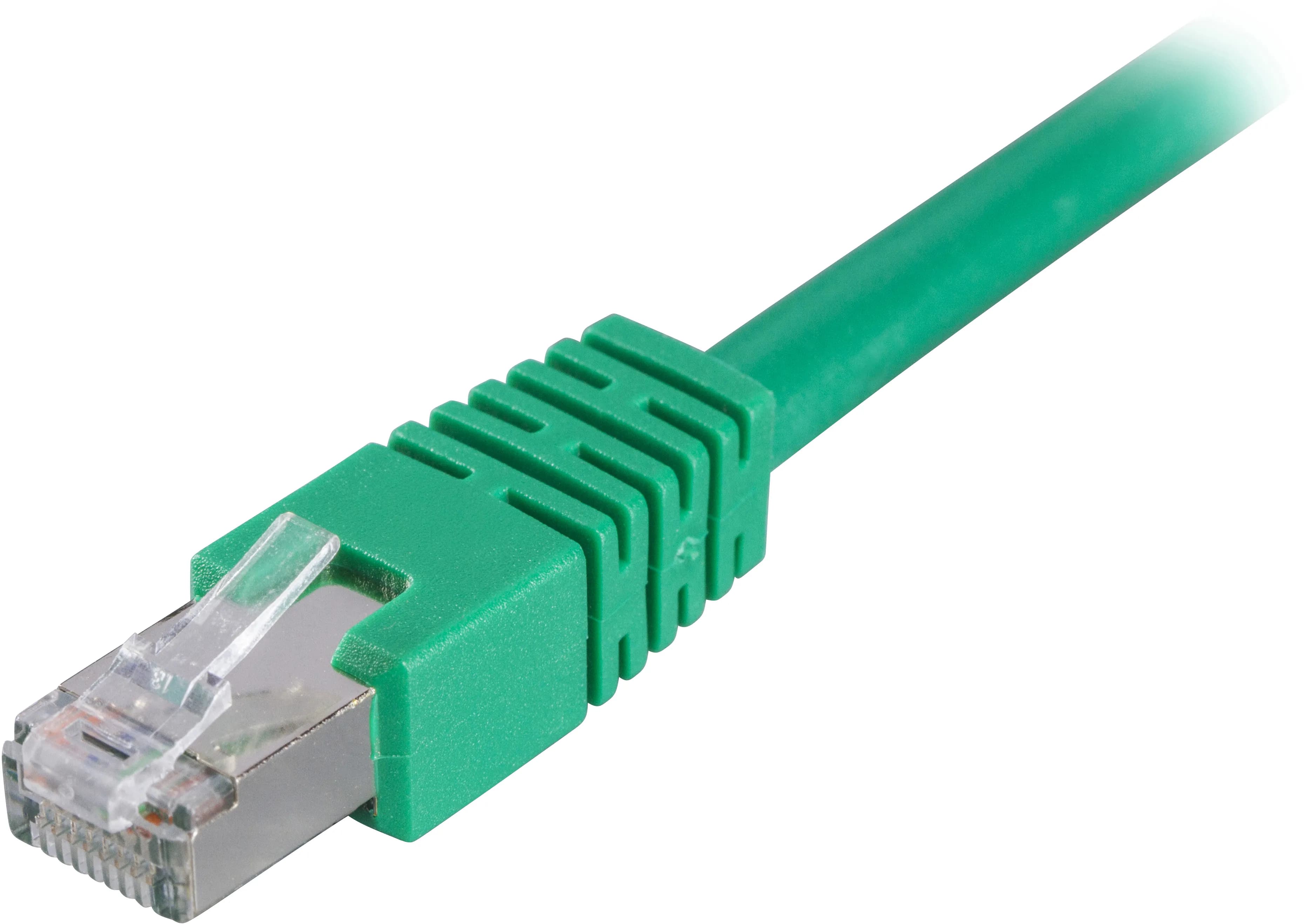 Cat6 F/UTP RJ45 1.5m -verkkokaapeli, vihreä