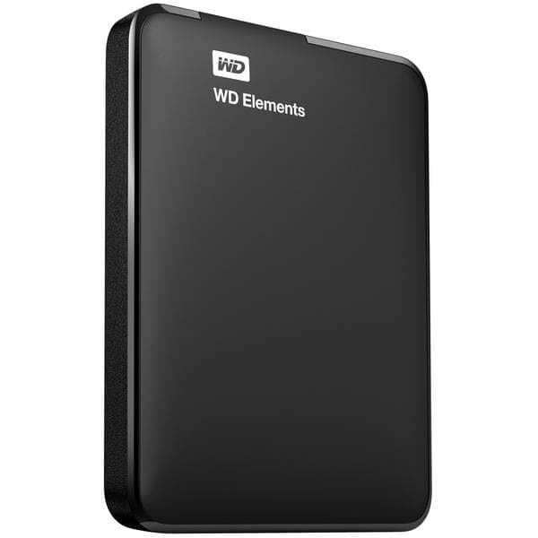 Western Digital WD Elements Portable 2 Tt 2.5" -ulkoinen HDD, musta