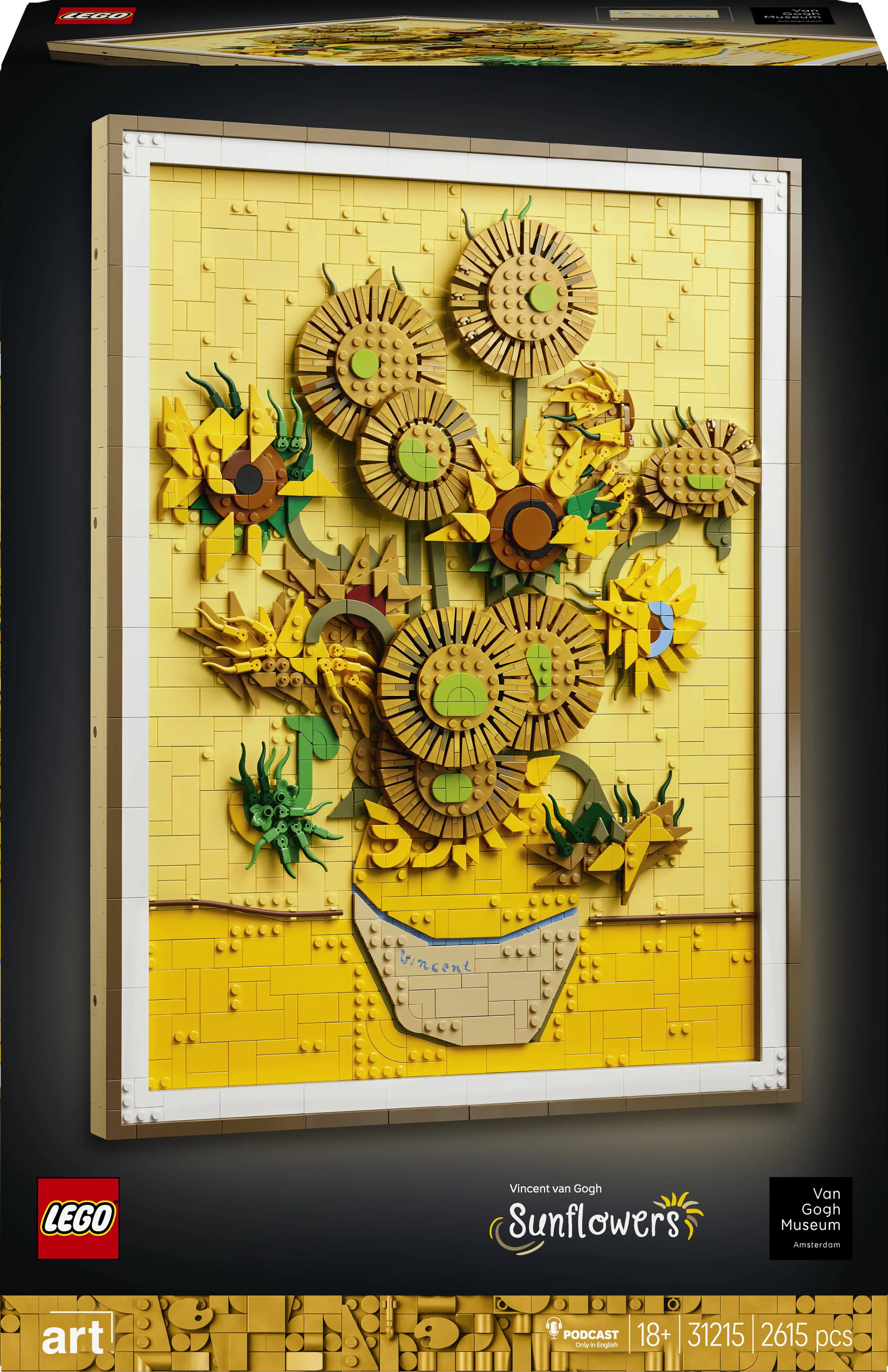 LEGO Art Vincent van Gogh – Auringonkukkia 31215