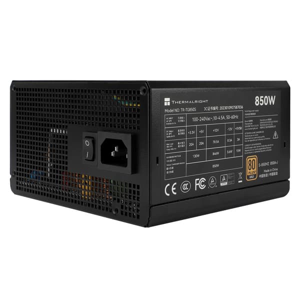 Thermalright TR-TG 850S 850W -virtalähde, 80 Plus Gold