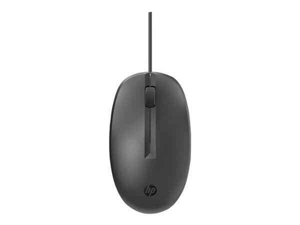HP 125 -langallinen hiiri, musta