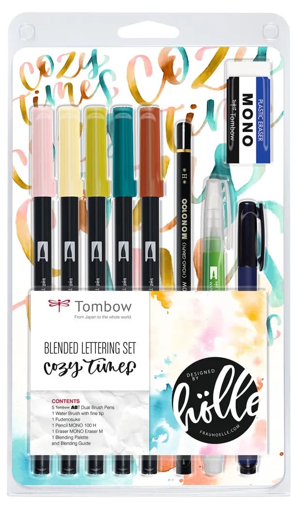 Blended lettering set Tombow Good Vibes