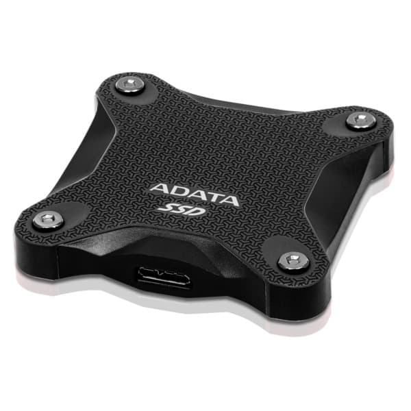 A-DATA SD620 512 Gt USB 3.2 Gen 2 -ulkoinen SSD, iskunkestävä, kannettava, pelikäyttöön, musta