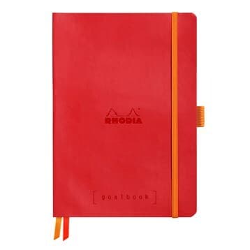 Rhodia Goalbook soft poppy A5 dot ivory