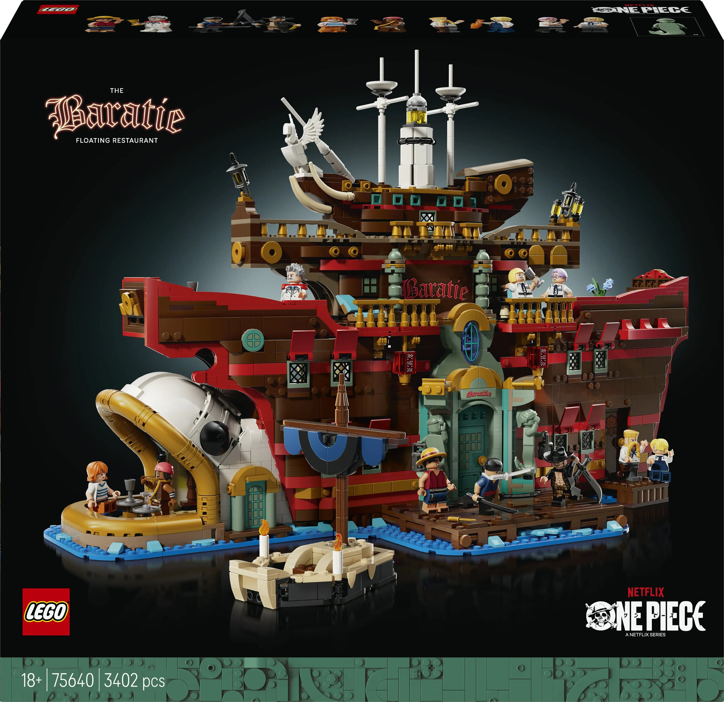 LEGO One Piece Kelluva ravintola Baratie 75640