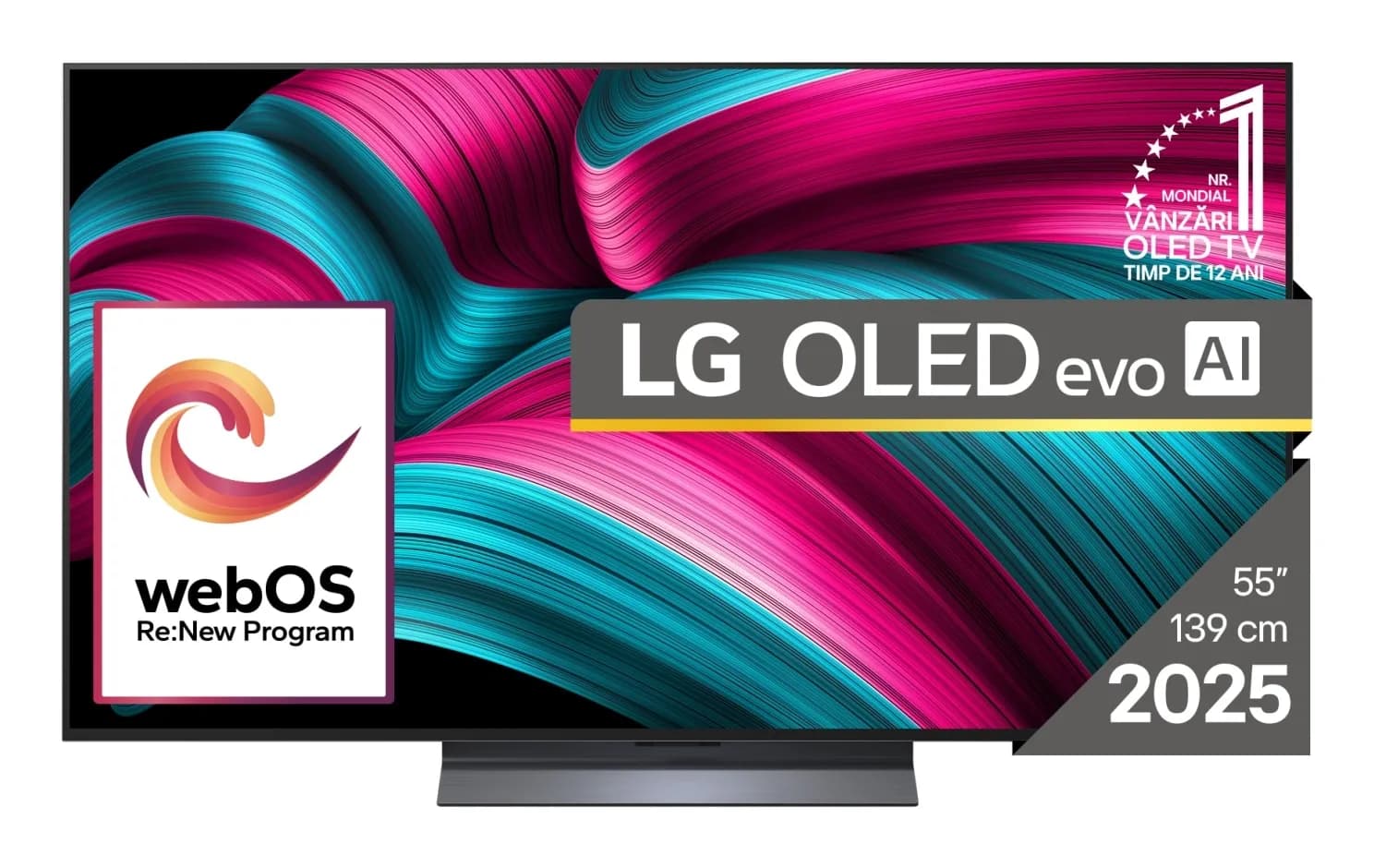 LG OLED55C51LA 55" 4K OLED webOS TV, 144 Hz, Dolby Vision