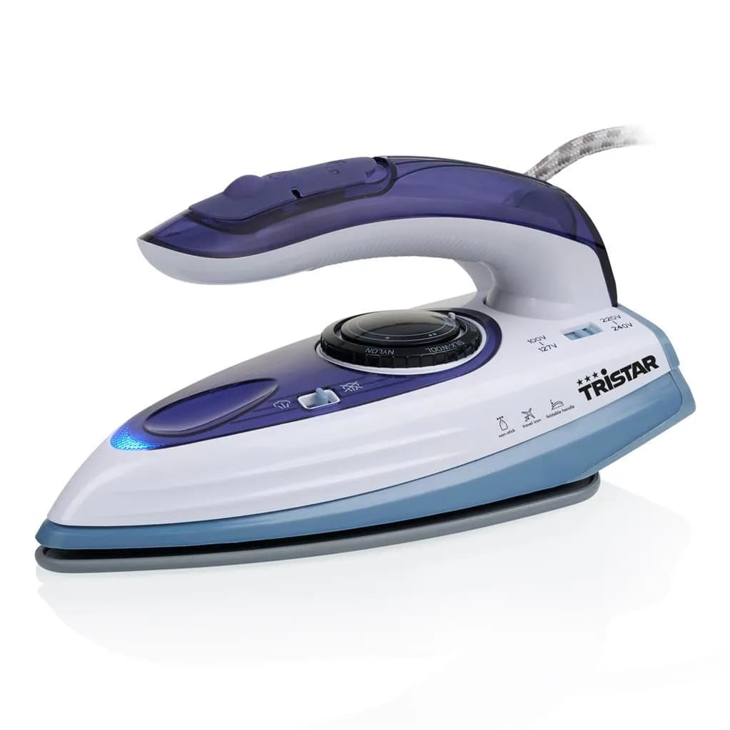 Tristar ST-8152 -matkasilitysrauta, 1100 W, 0,06 l, sininen/valkoinen