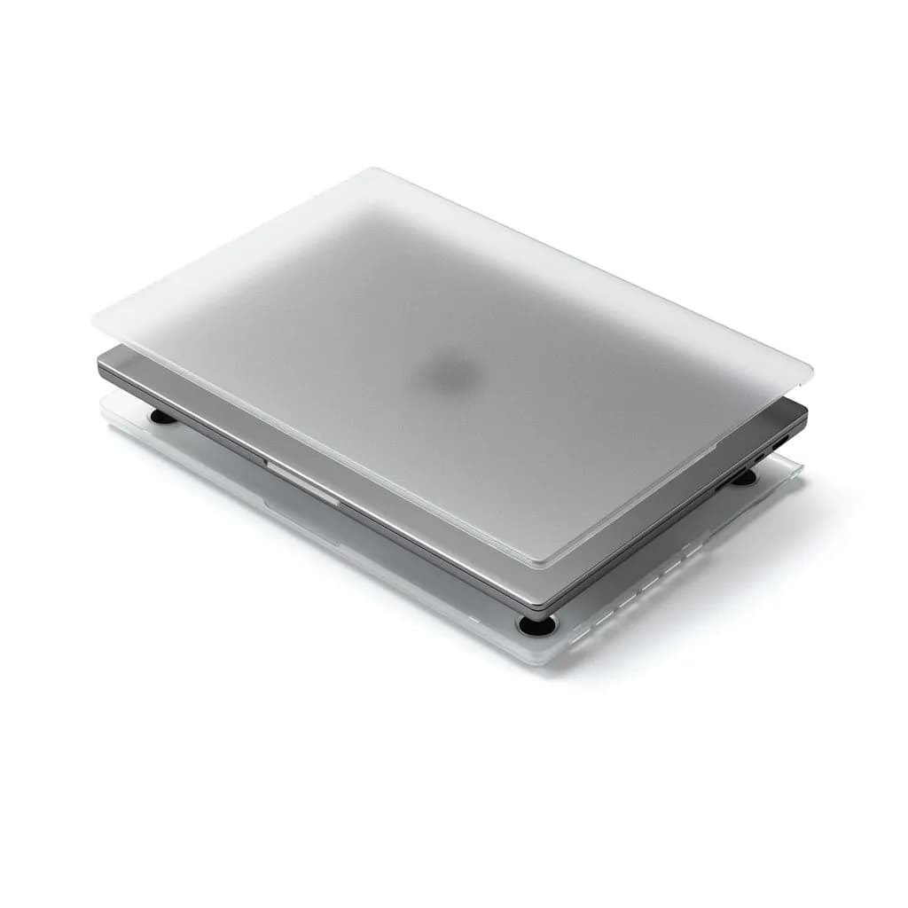 Satechi Eco Hardshell -kotelo MacBook Pro 14" - tyylikäs ja kestävä suojaus MacBook Pro - kirkas