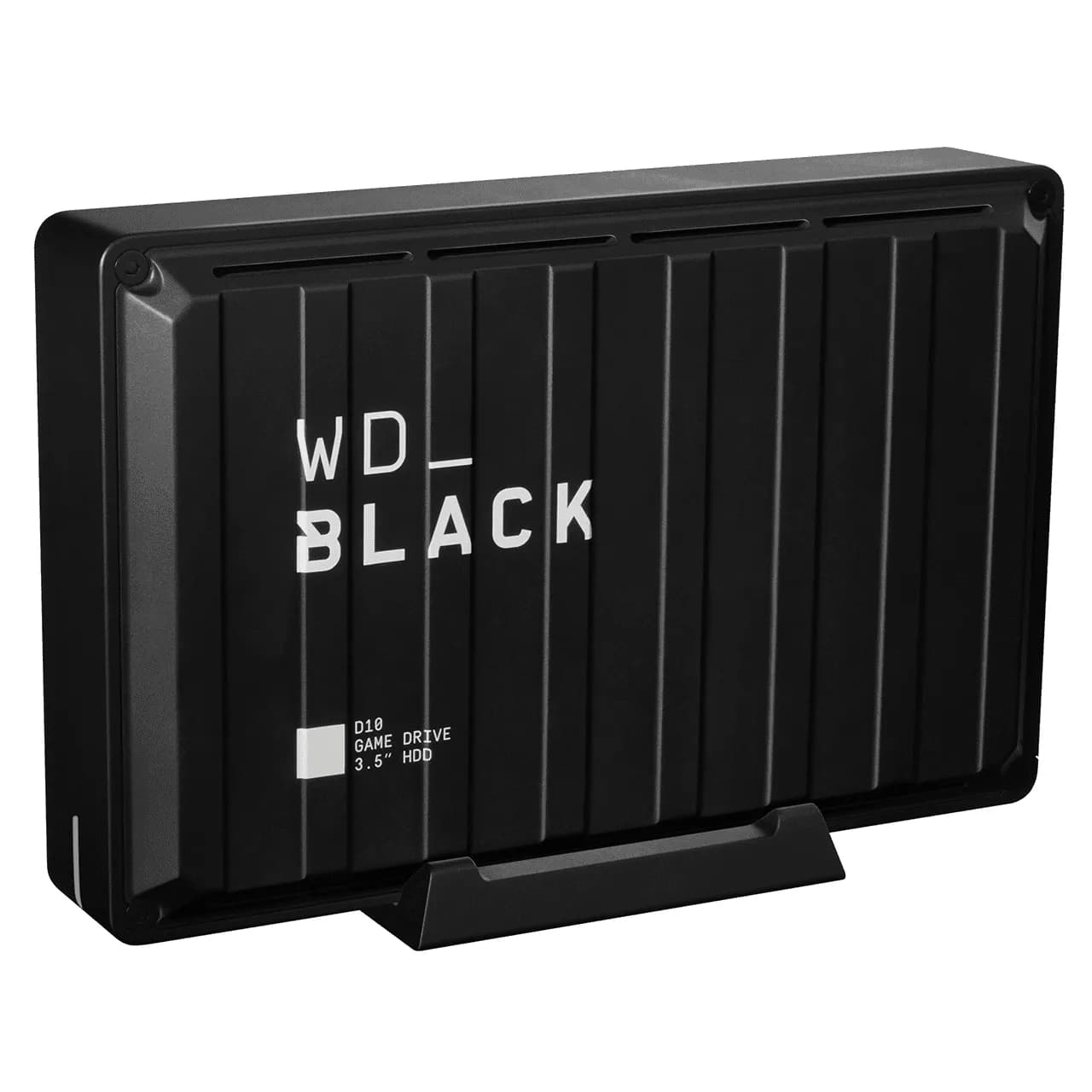 Western Digital WD_BLACK D10 Game Drive 8 Tt 3.5" -pöytämallinen ulkoinen HDD, musta, valkoinen