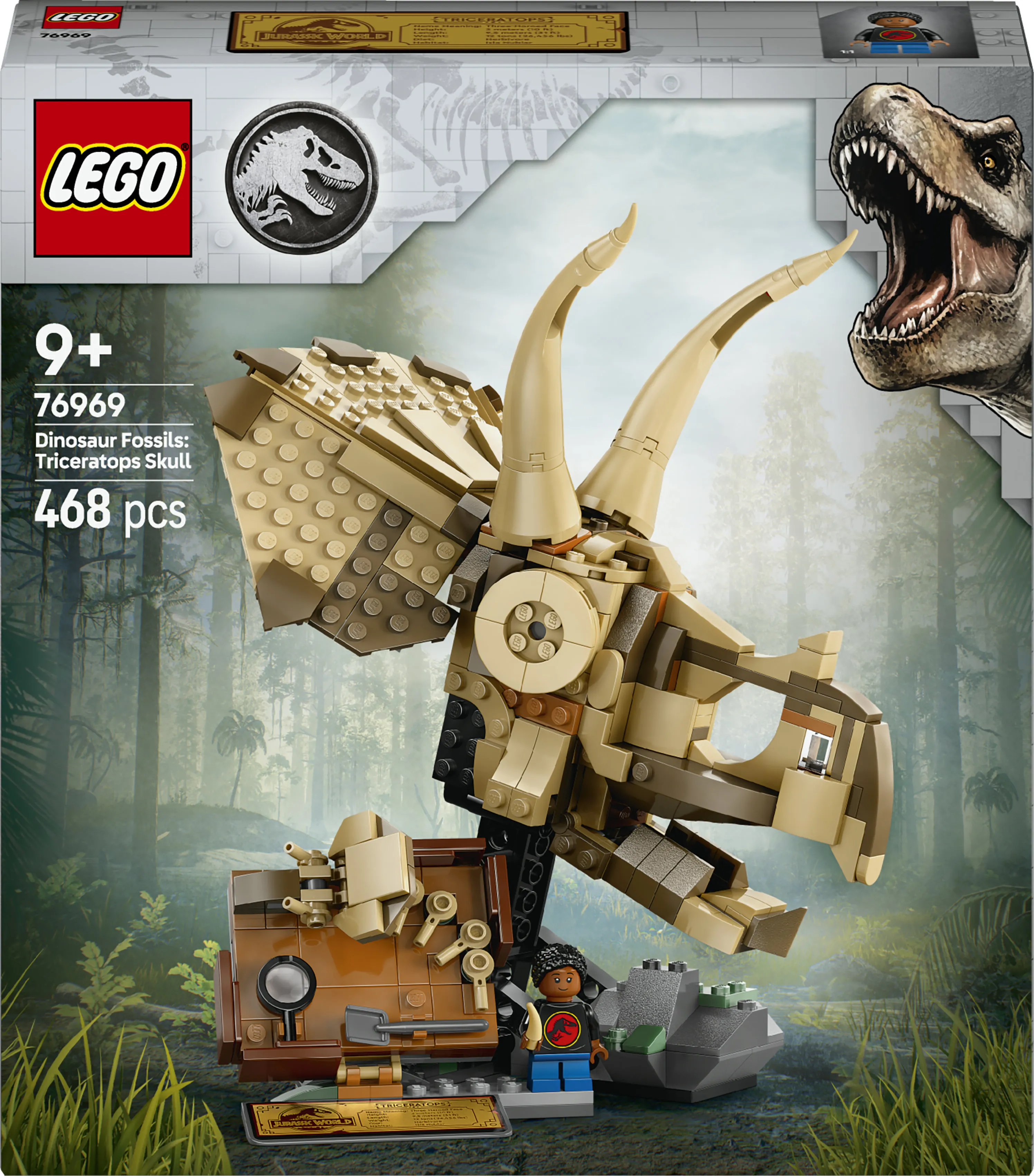 LEGO Jurassic World Dinosaurusfossiilit: Triceratopsin kallo 76969