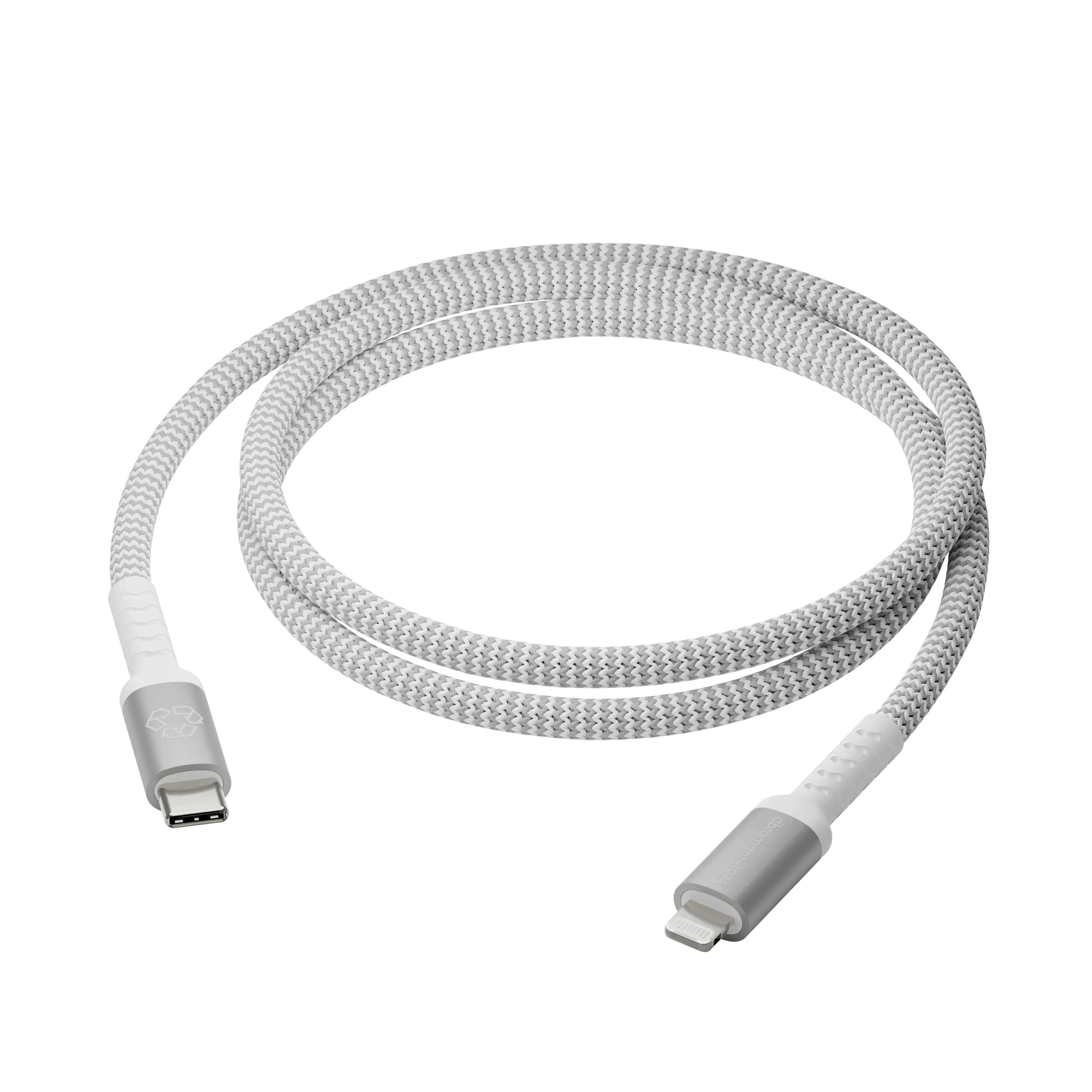 dbramante1928 re-charge Pro USB-C – Lightning -kaapeli, 1,2 m, valkoinen