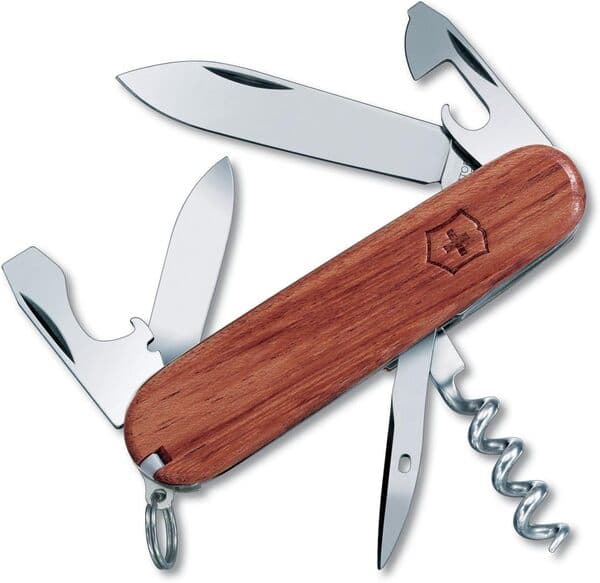 Victorinox Spartan Wood -multityökalu, pähkinäpuu