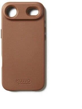 Mujjo Full Leather MagSafe, iPhone 17 -suojakuori, Tan