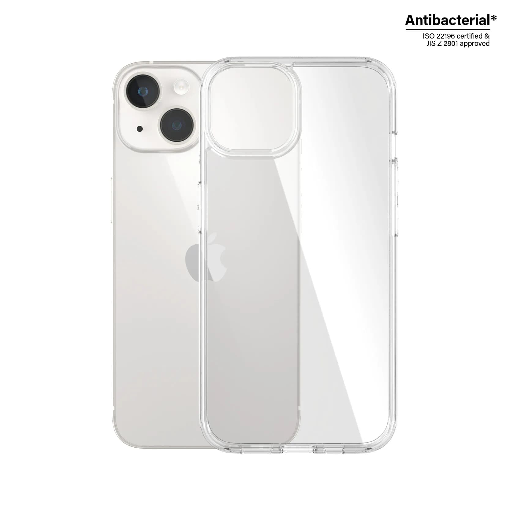 PanzerGlass iPhone 14 / 13 HardCase -suojakuori, Läpinäkyvä