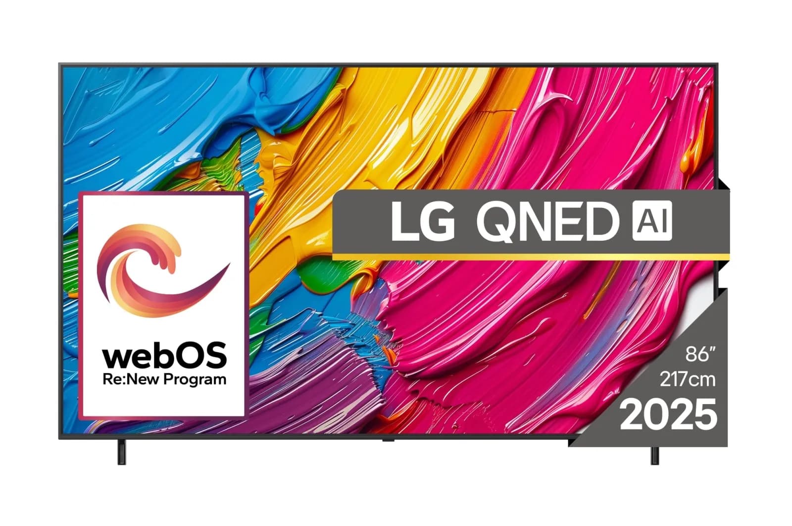 LG 86QNED80A3A 86" 4K QNED webOS TV, 60 Hz, HDR10, HLG