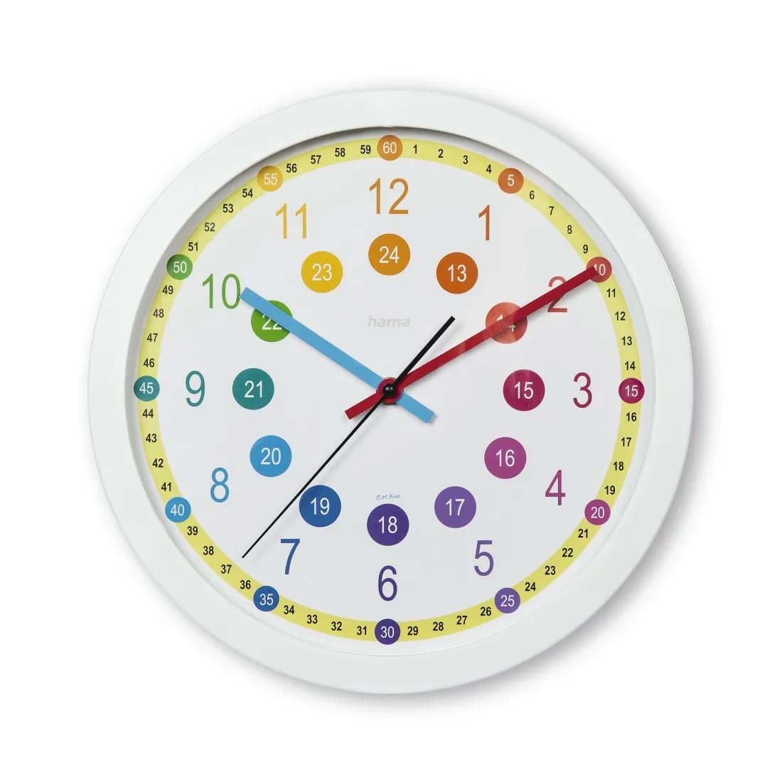 HAMA Digital Wall Clock for Childrens Room Analog